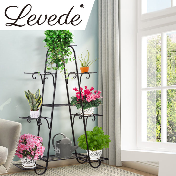 Levede Outdoor Indoor Metal Plant Stand - Levede