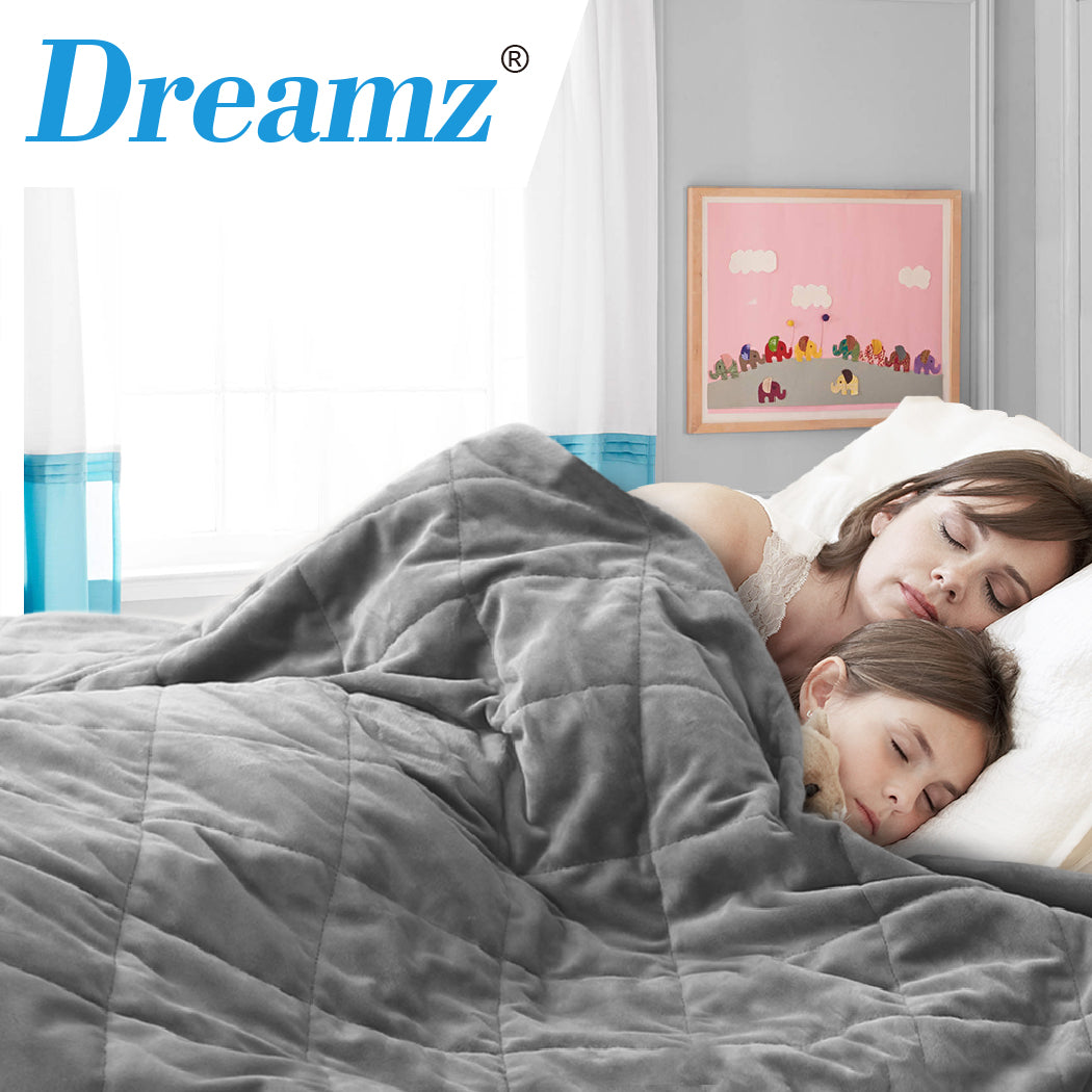 DreamZ 11KG Adults Size Anti Anxiety Weighted Blanket - Levede