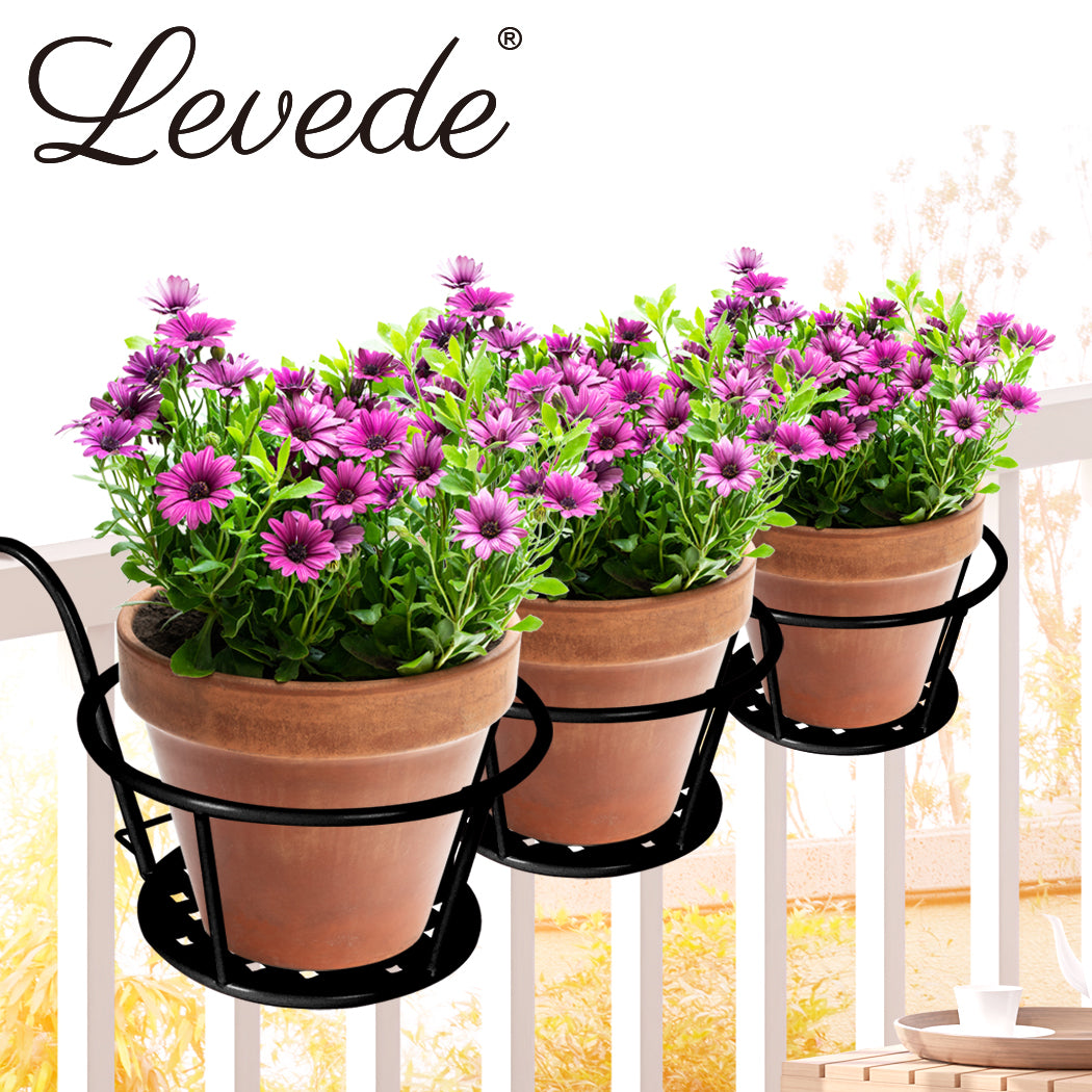 Levede Flower Holder Plant Stand - Set of 1 and 3 - Levede