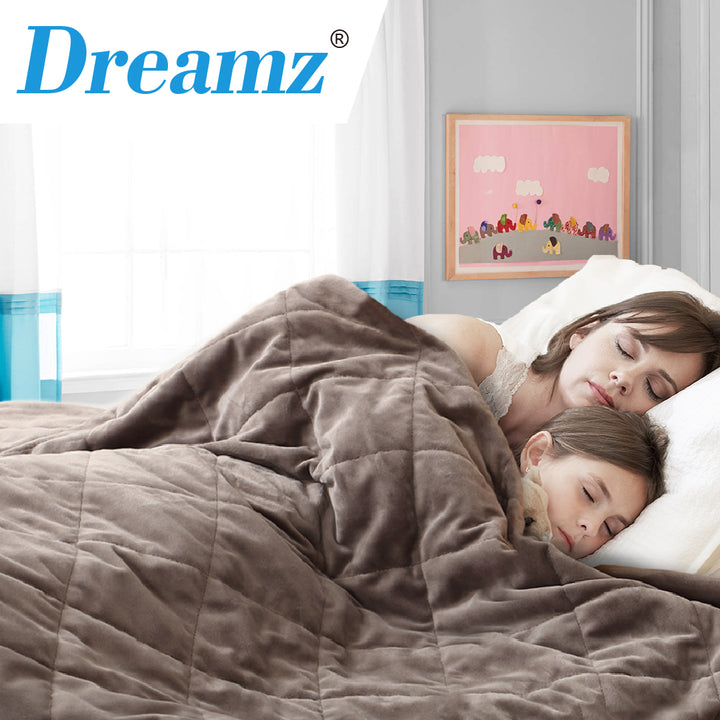 DreamZ 11KG Adults Size Anti Anxiety Weighted Blanket - Levede