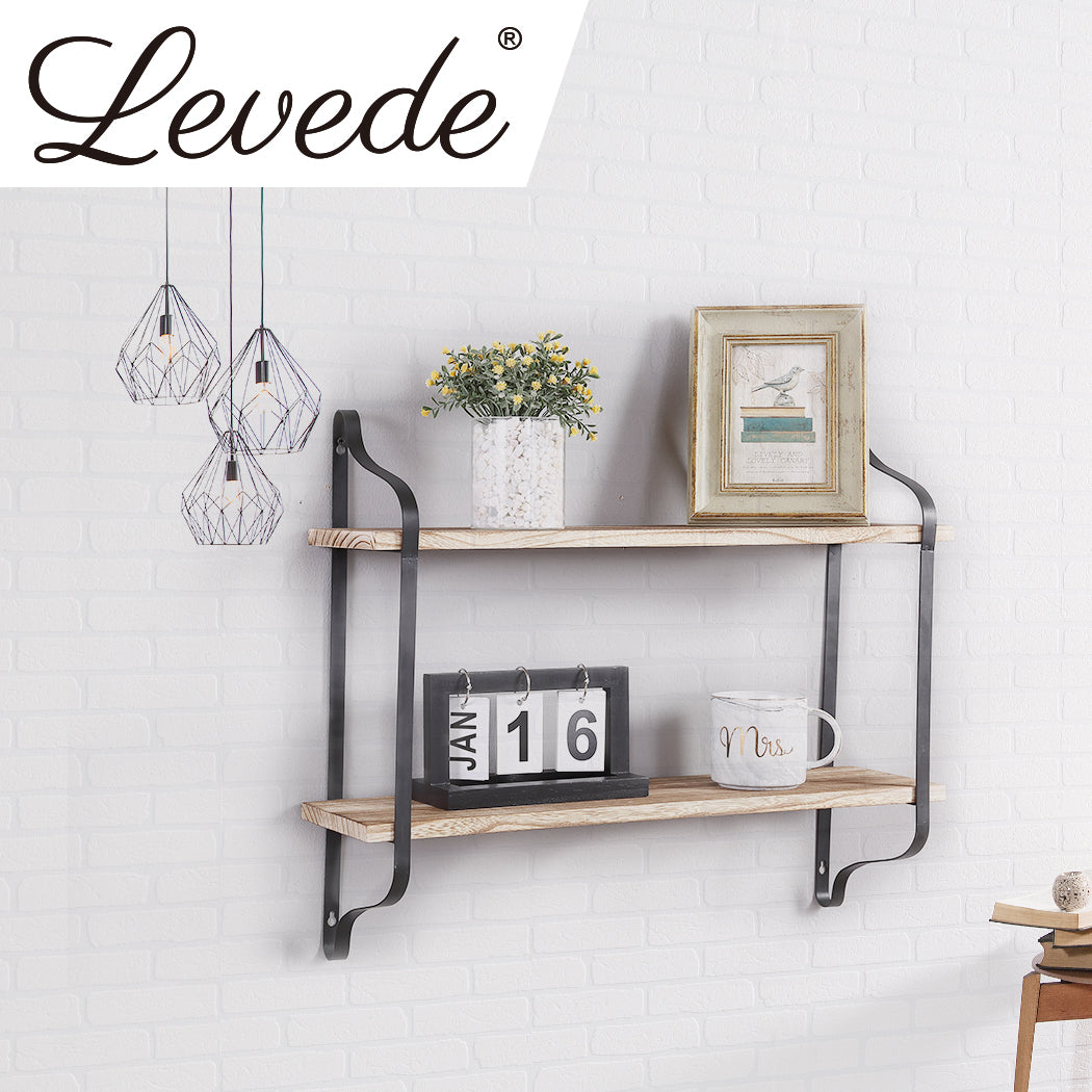 Levede Floating Shelves Brackets Display - Levede