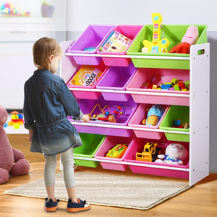Levede 12Bins Kids Toy Box Bookshelf.