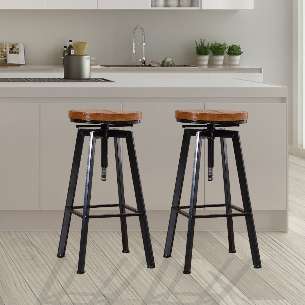 Levede Bar Stools Industrial Kitchen