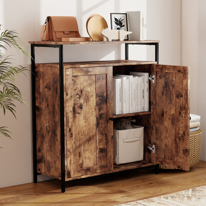 Storage Cabinet Multipurpose Organiser Cupboard Adjustable Shelves