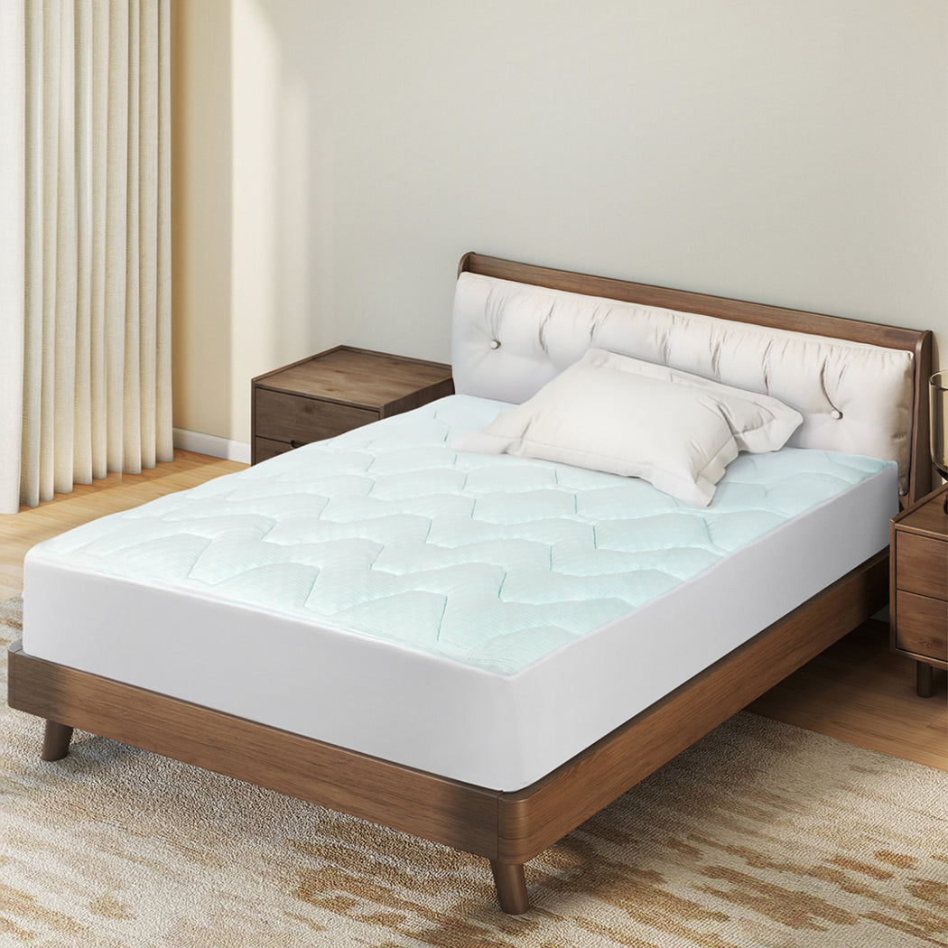 Mattress Topper Pillowtop Memory Foam Cover Bed Protector King Single