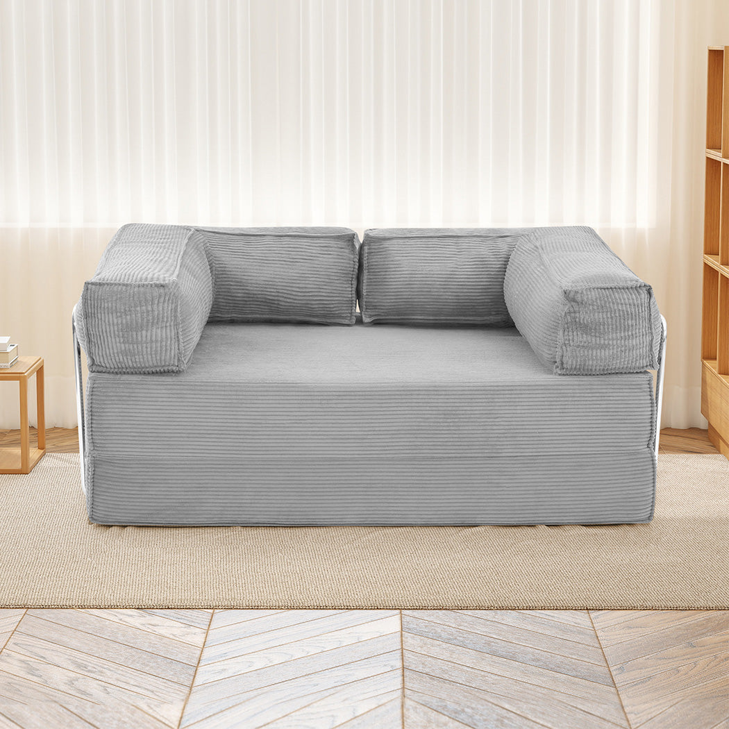 Modular Sofa Bed Convertible L Shaped Sectional Foldable Lounge Couch