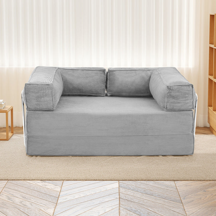 Modular Sofa Bed Convertible L Shaped Sectional Foldable Lounge Couch