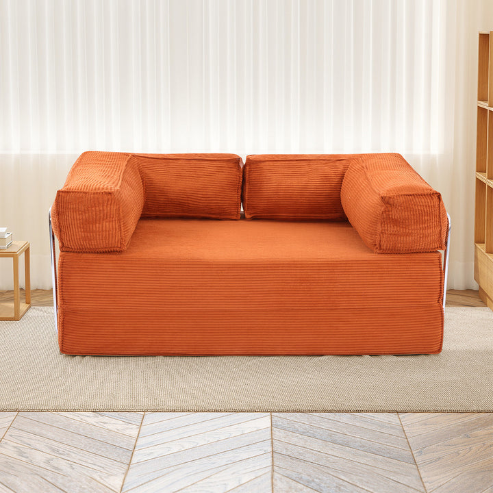 Modular Sofa Bed Convertible L Shaped Sectional Foldable Lounge Couch