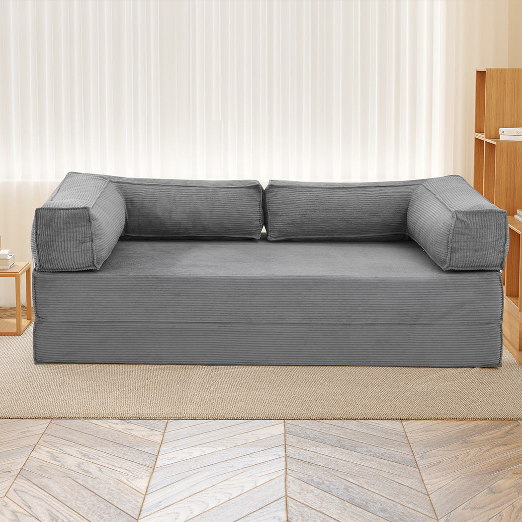 Sofa Bed Convertible L Shaped Sectional Foldable Lounge Couch