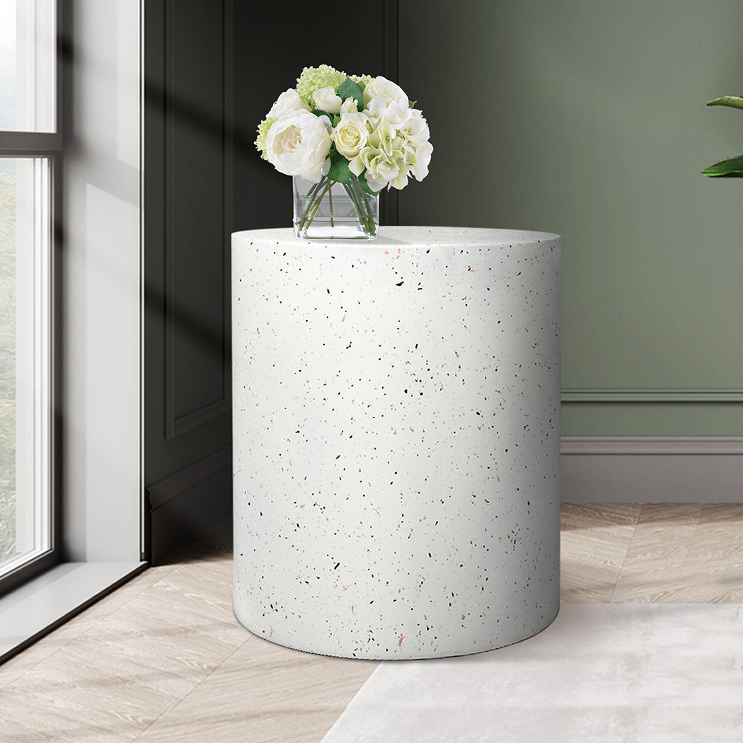 Levede Side Table Terrazzo Round End - Levede