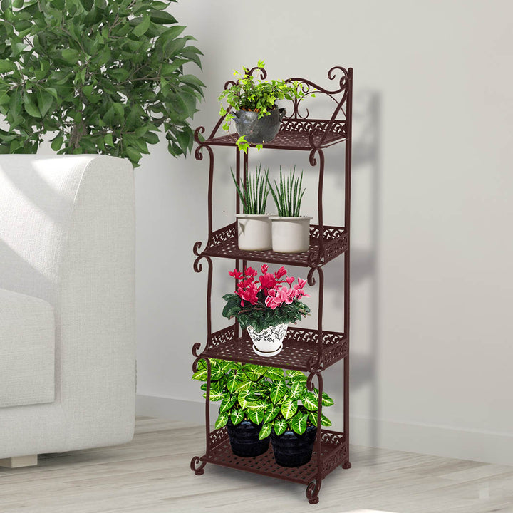 Levede Plant Stand 4 Tiers Outdoor Indoor - Levede