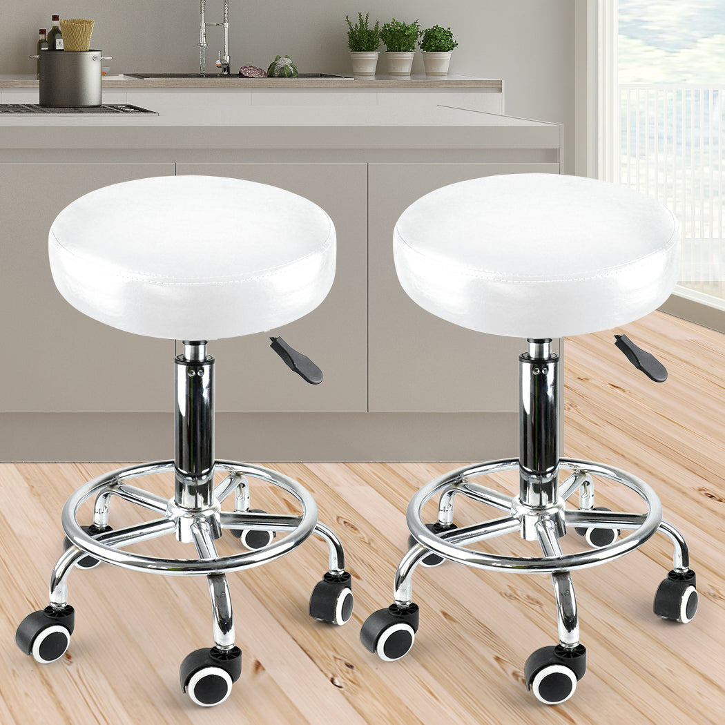 Levede Swivel Salon Barstool Hairdressing Stool - Levede