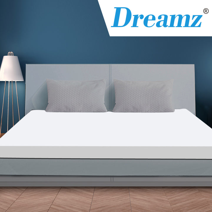 DreamZ 7cm Memory Foam Bed Mattress - Levede