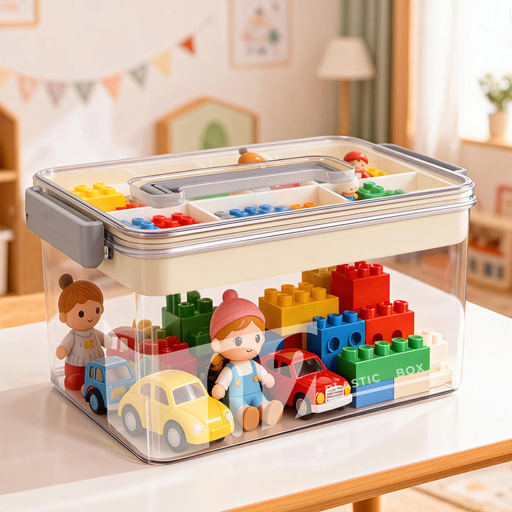 Storage Box Large Capacity Two Layer Medicine Case Household