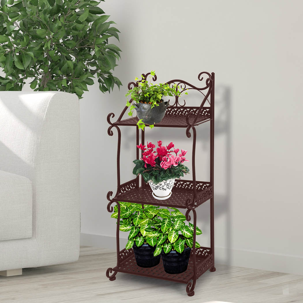 Levede Plant Stand 3 Tiers Outdoor Indoor - Levede