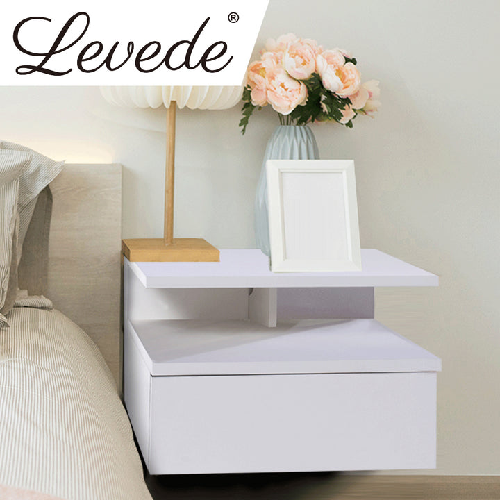 Levede 2x Bedside Tables Side Table - Levede