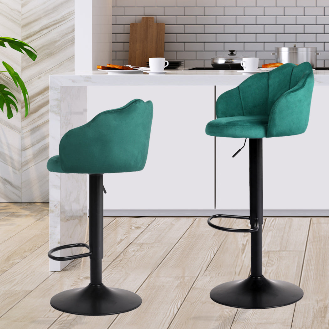 Levede 2x Bar Stools Kitchen Gas Lift - Levede