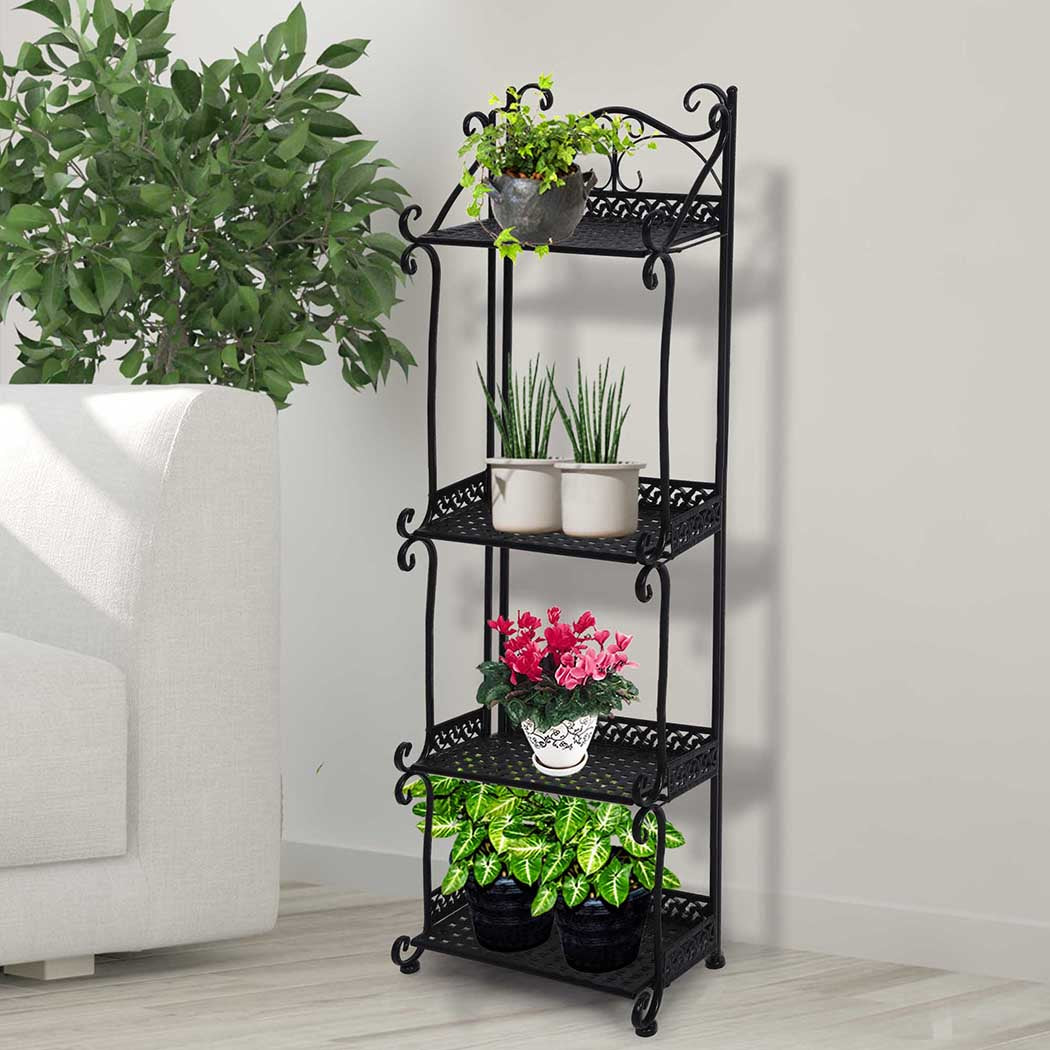 Levede Plant Stand 4 Tiers Outdoor Indoor - Levede