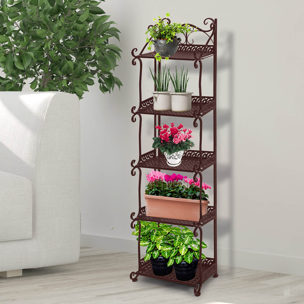 Levede Plant Stand 5 Tiers Outdoor Indoor - Levede