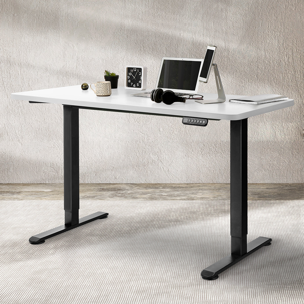 Levede Motorised Standing Desk Adjustable 120cm White 800x 1.5MM-1831592477606416391