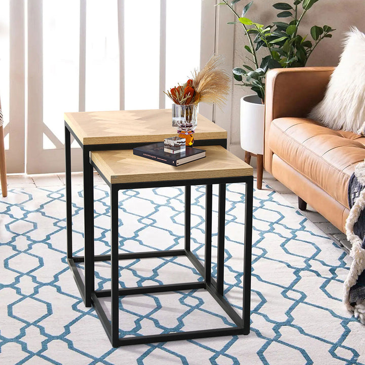 Levede 2PCS Nesting Coffee Tables - Levede