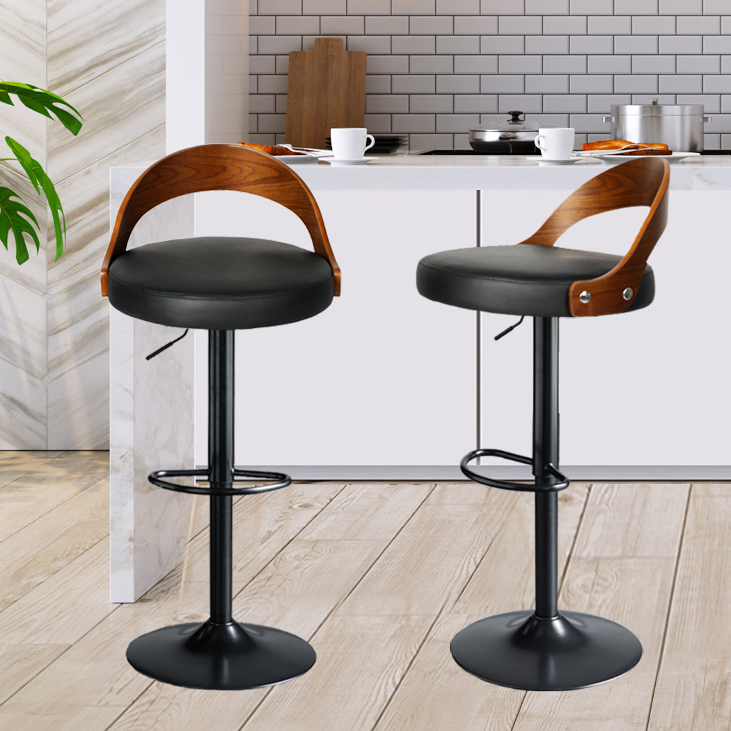 Levede 1x Gas Lift Kitchen Bar Stool - Levede