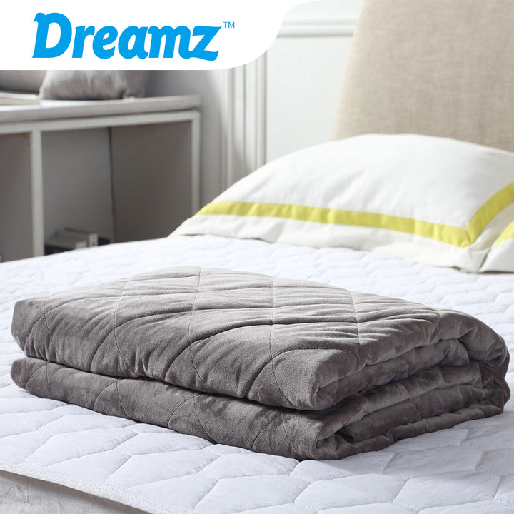 DreamZ 11KG Adults Size Anti Anxiety Weighted Blanket - Levede