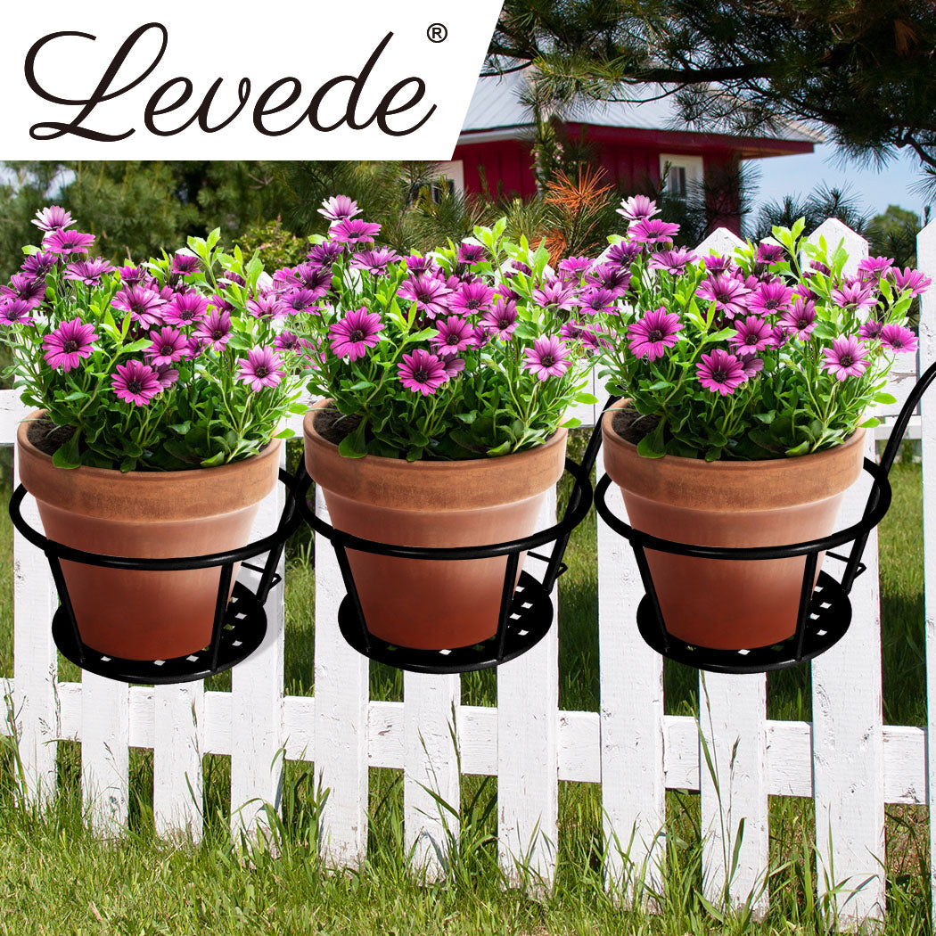 Levede Flower Holder Plant Stand - Set of 1 and 3 - Levede