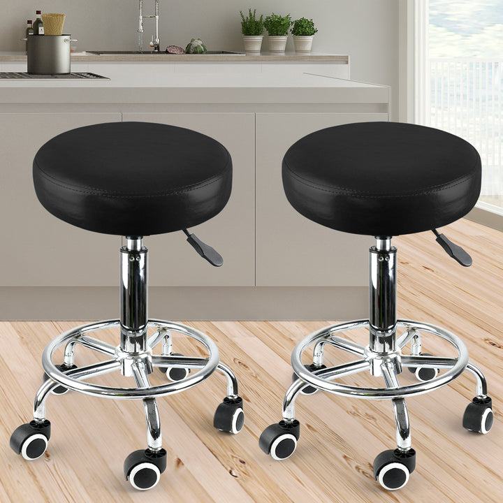 Levede Swivel Salon Barstool Hairdressing Stool - Levede