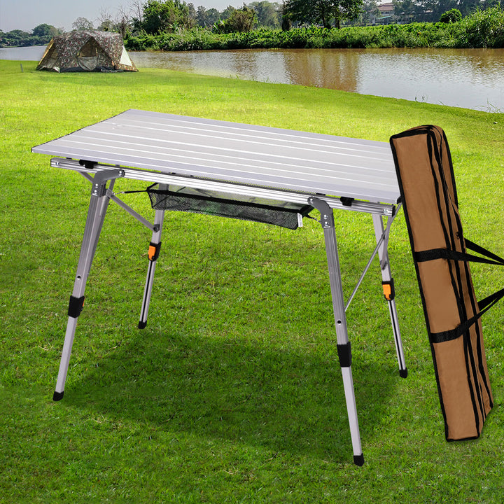 Levede Camping Table Roll Up Folding - Levede