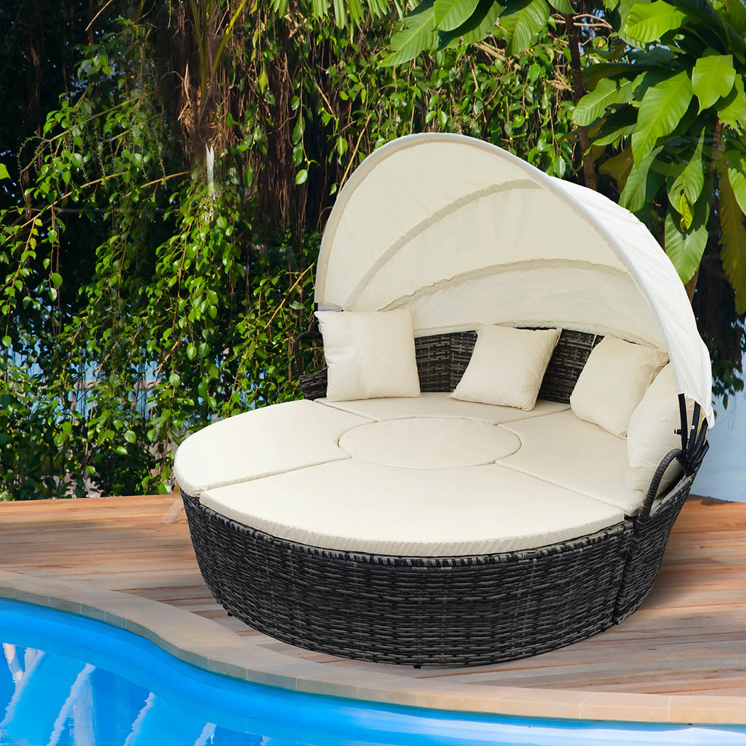 Day Bed Sofa Daybed Outdoor Furniture - Levede