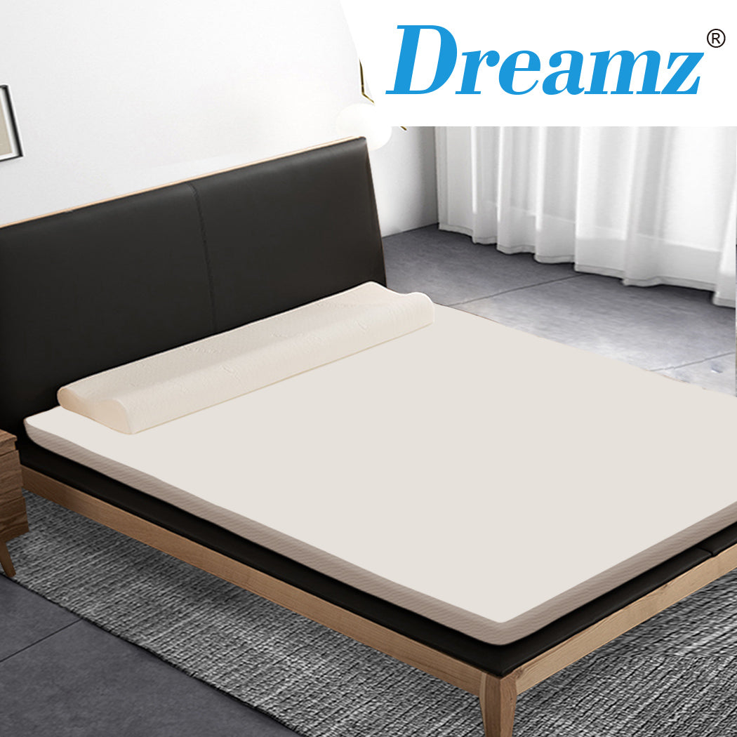 DreamZ 7cm Memory Foam Bed Mattress - Levede