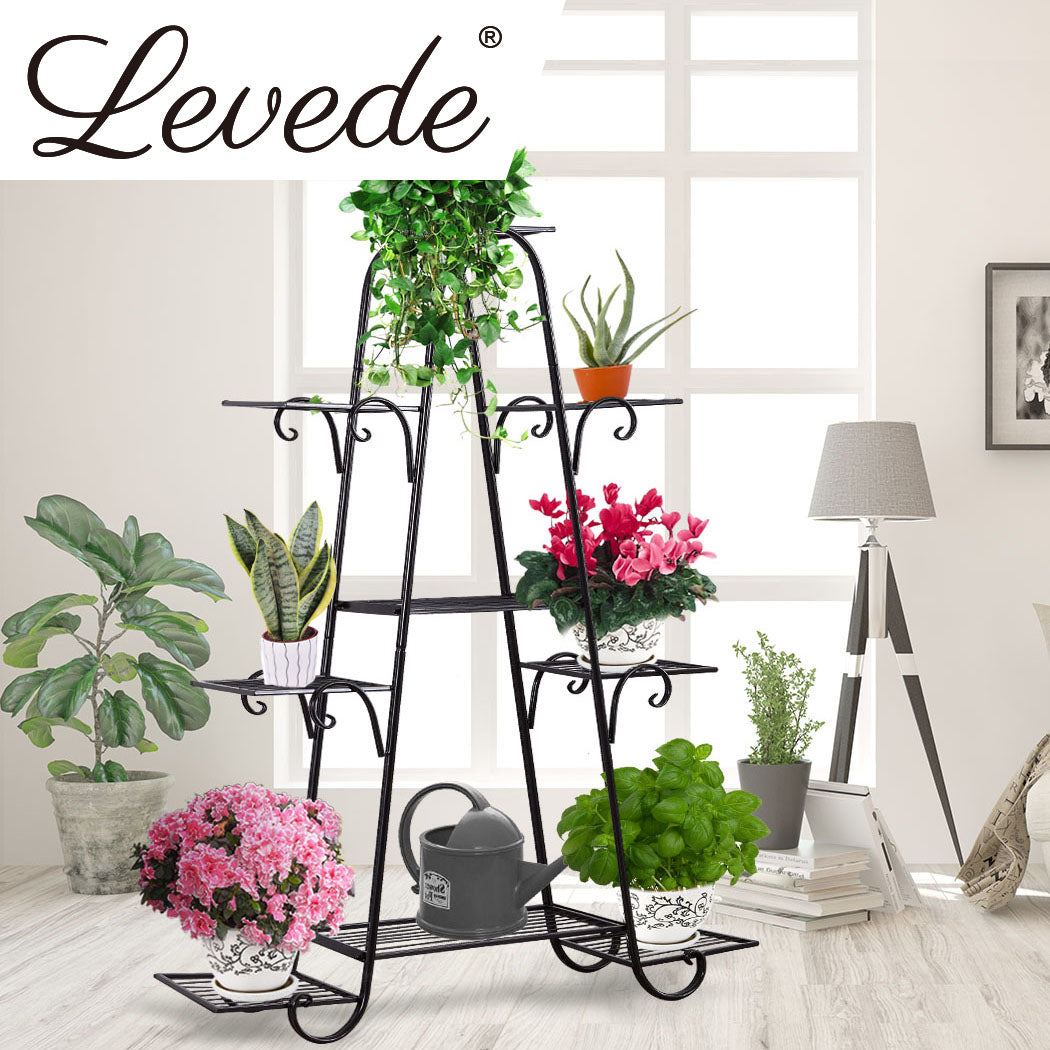 Levede Outdoor Indoor Metal Plant Stand - Levede