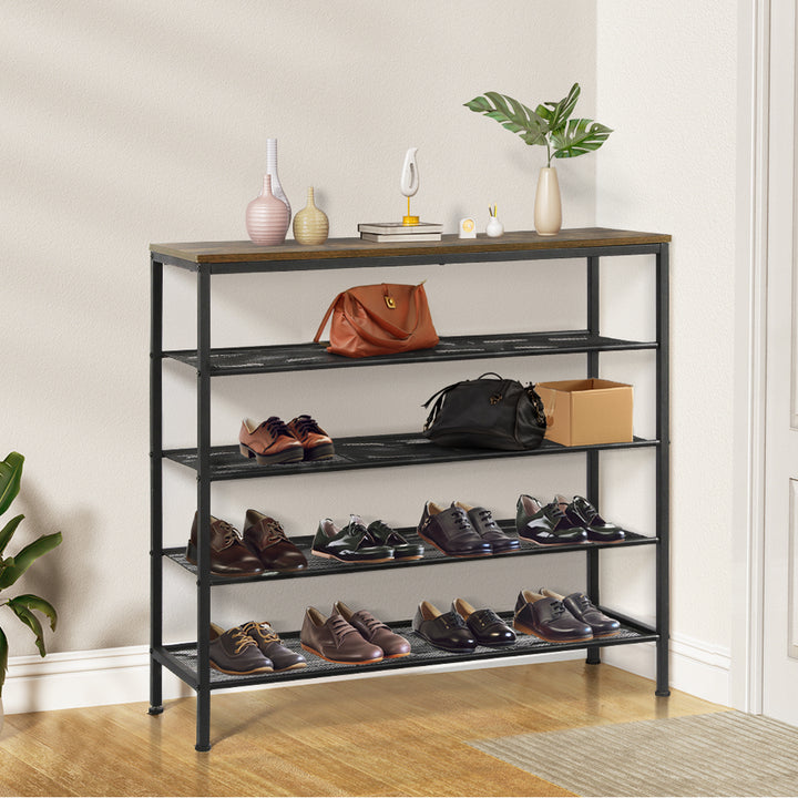 Levede 5-Tier Shoe Rack Storage Cabinet 100cm Wide - Levede