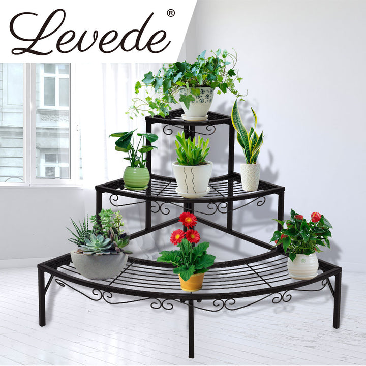 Levede Plant Stand 2X Outdoor Indoor Metal - Levede