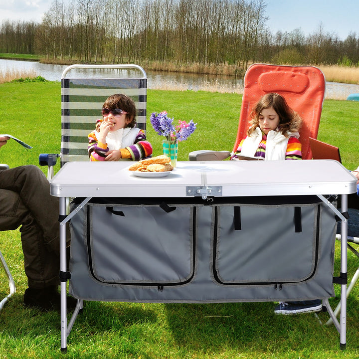 Levede Folding Camping Table Aluminium - Levede