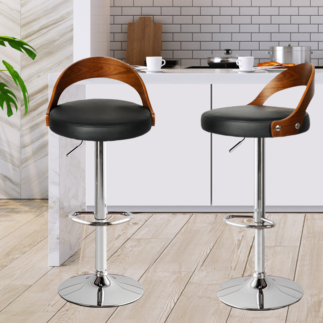 Levede 1x Gas Lift Kitchen Bar Stool - Levede