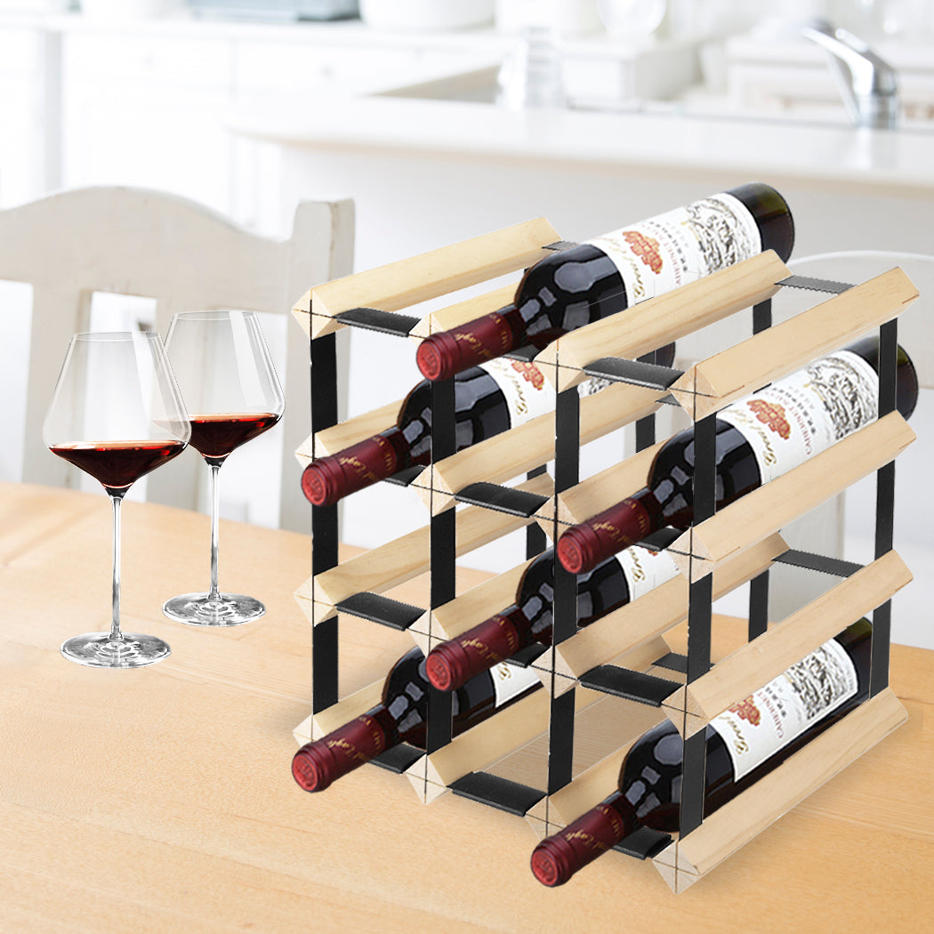 Levede Timber Wine Storage Rack - Levede