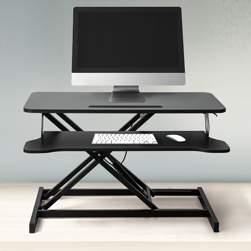 Levede Sit Standing Desk Converter Laptop - Levede