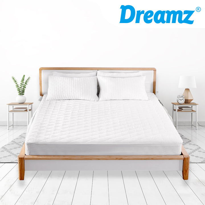 DreamZ Fully Fitted Waterproof Microfiber Mattress Protector - Levede