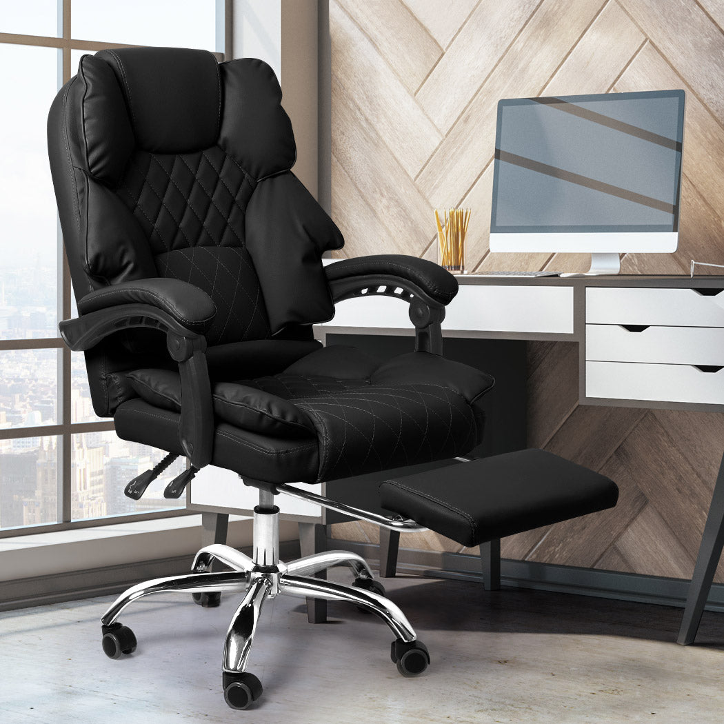 Levede Gaming Chair Office Computer with Footrest and No Footrest Options - Levede