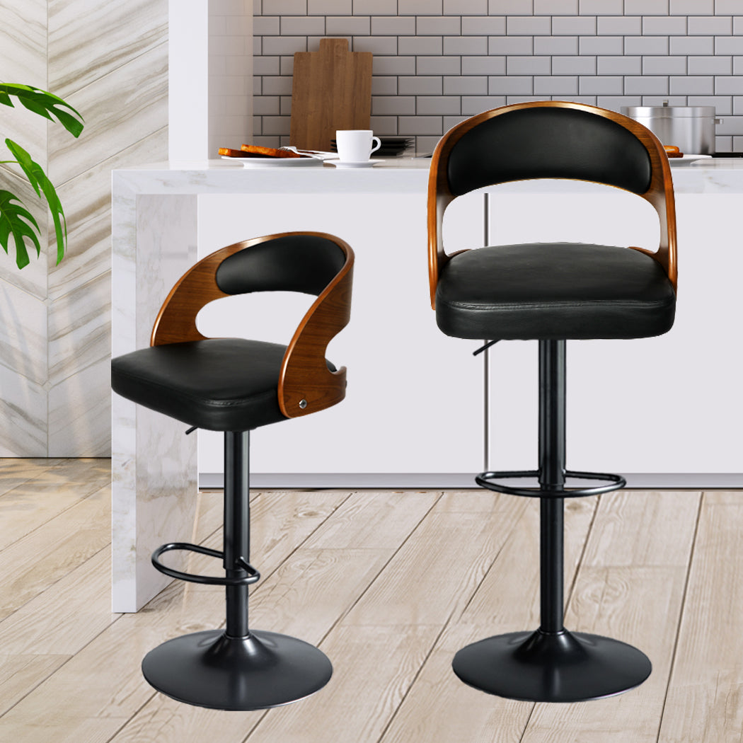 Levede 1x Kitchen Bar Stools Gas Lift - Levede