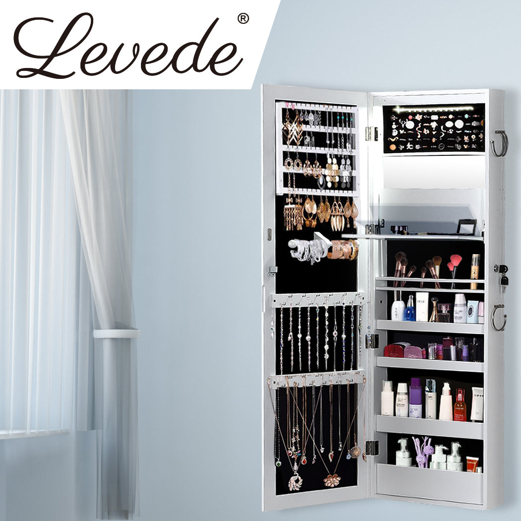 Levede Mirror Jewellery Cabinet Jewelry - Levede