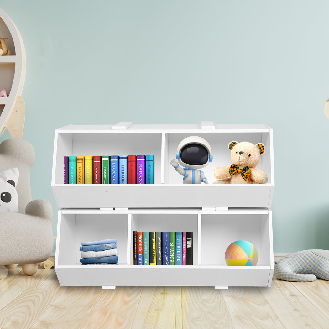 Levede Kids Toy Box Shelf Storage Cabinet - Levede