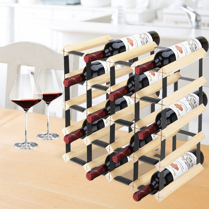 Levede Timber Wine Storage Rack - Levede