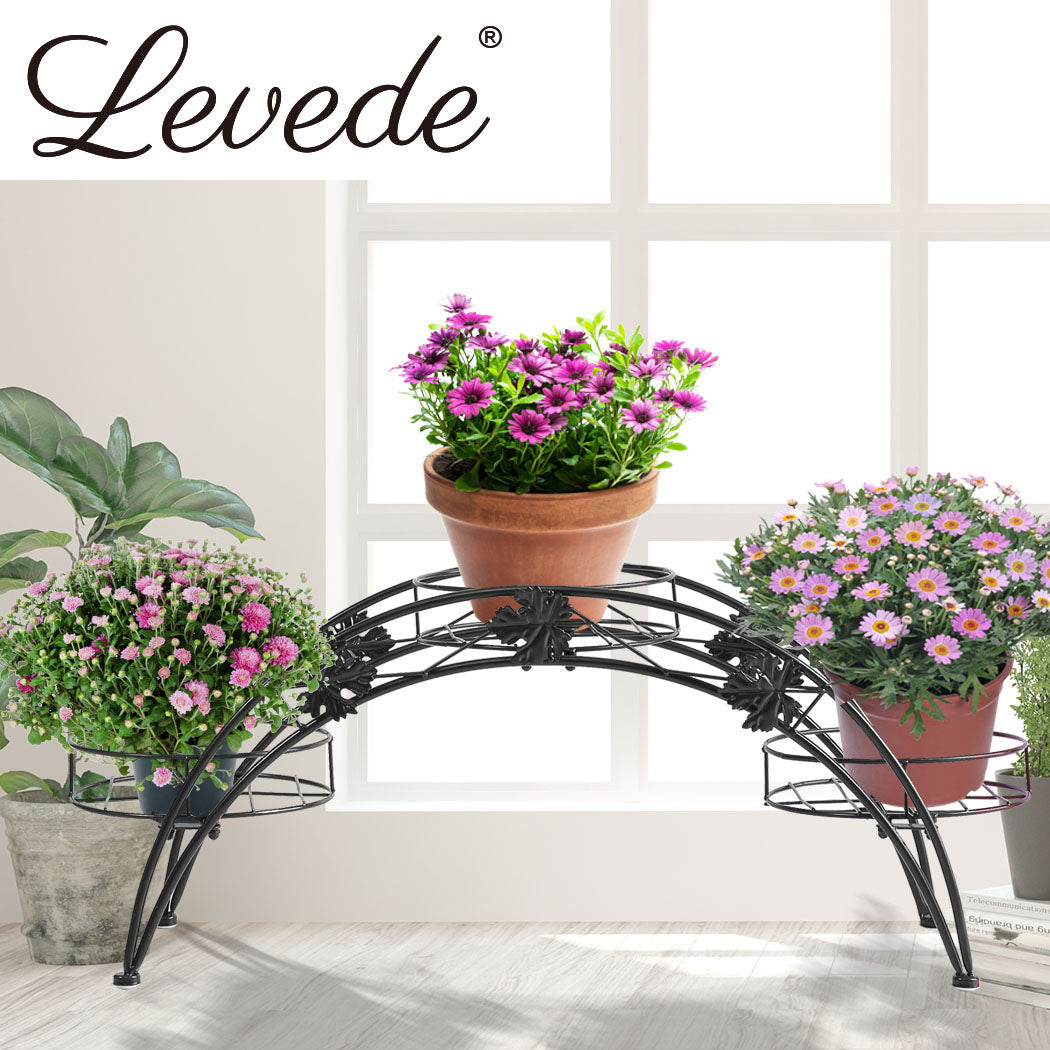 2X Levede Plant Stand Outdoor Indoor Metal - Levede