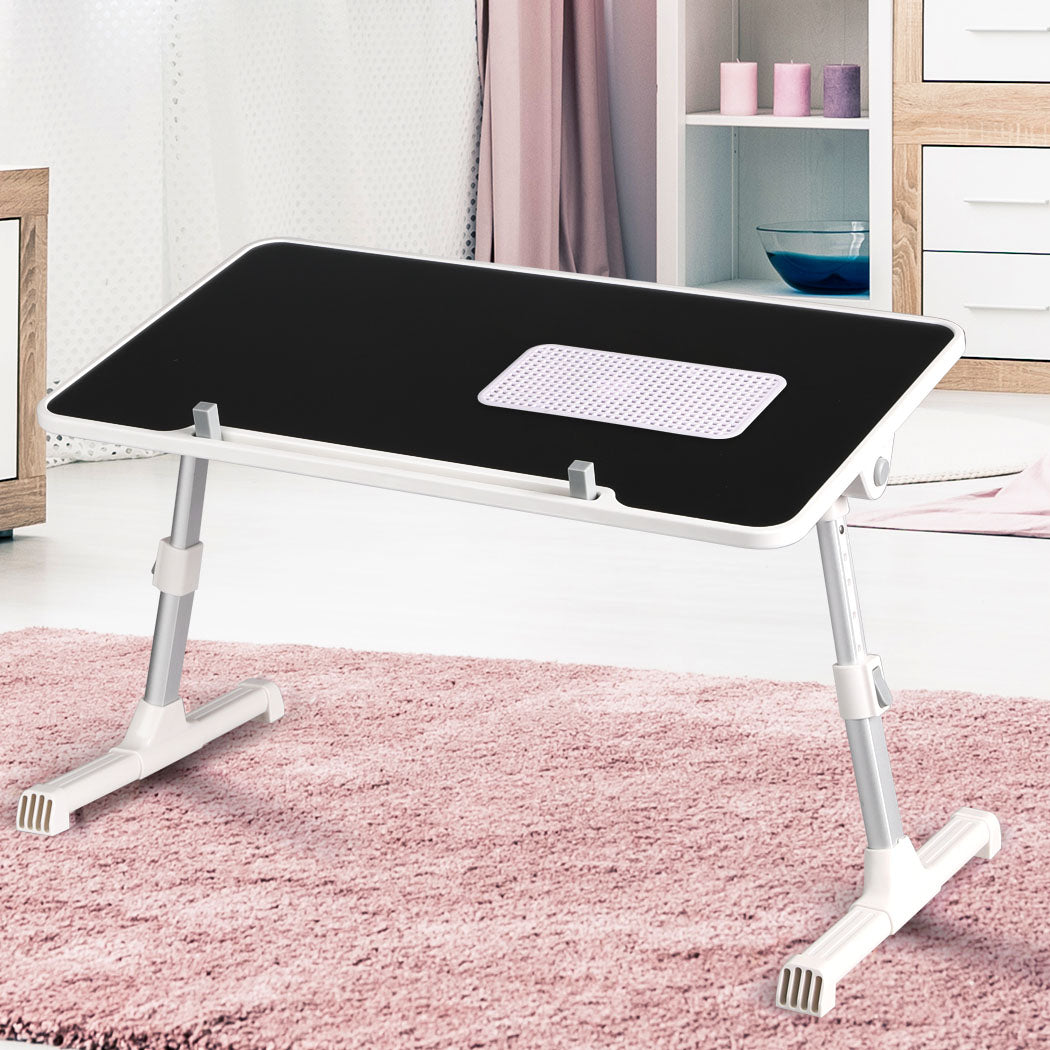 Levede Laptop Desk Computer Stand Table with Fan Tray - Levede