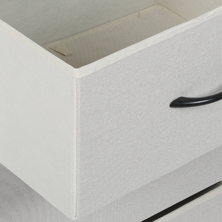 Lowboy Fabric 5-Drawer Chest of Drawers handel