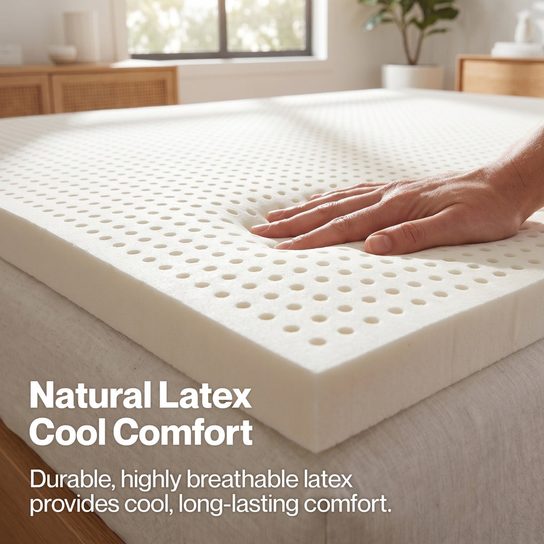 Latex Mattress Topper Queen Bed