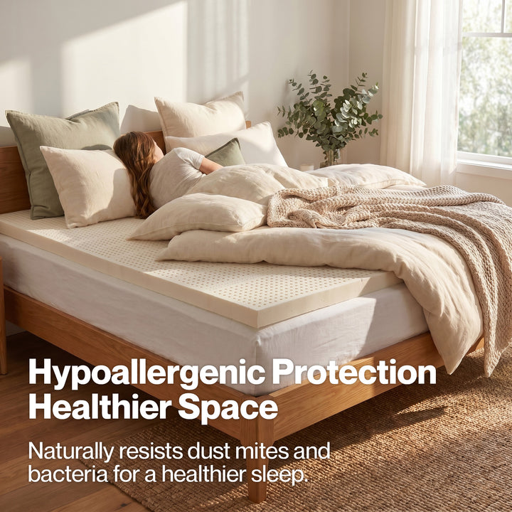 Latex Mattress Topper Queen Bed